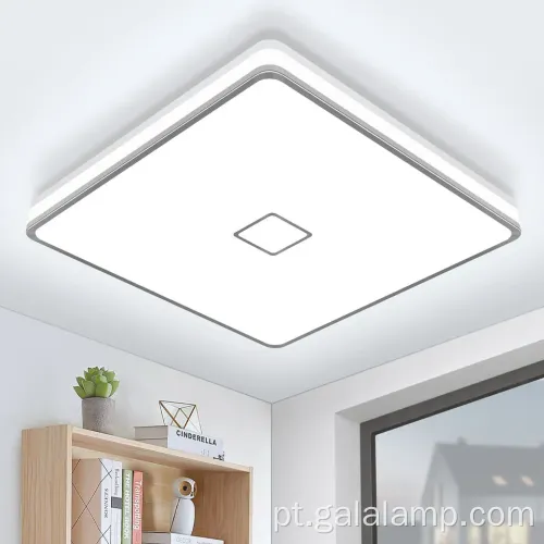 Luz de teto led quadrado elegante para o quarto moderno